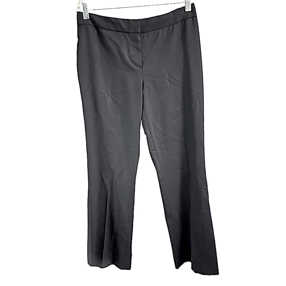 Elie Tahari Black Bootcut Virgin Wool and‎ Elastane Pants